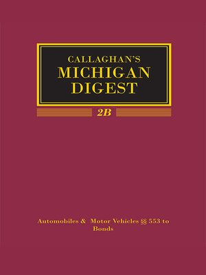 cover image of Michigan Digest